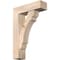 Ekena Millwork Olympic Block Smooth Bracket w/ Offset Brace, Douglas Fir, 7 1/2"W x 26"D x 38"H BKT0806X26X38OLY05SDF - alternate 1